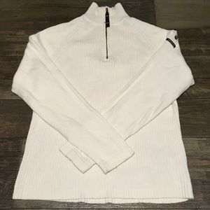 NAUTICA ZIP UP TURTLE NECK SWEATER